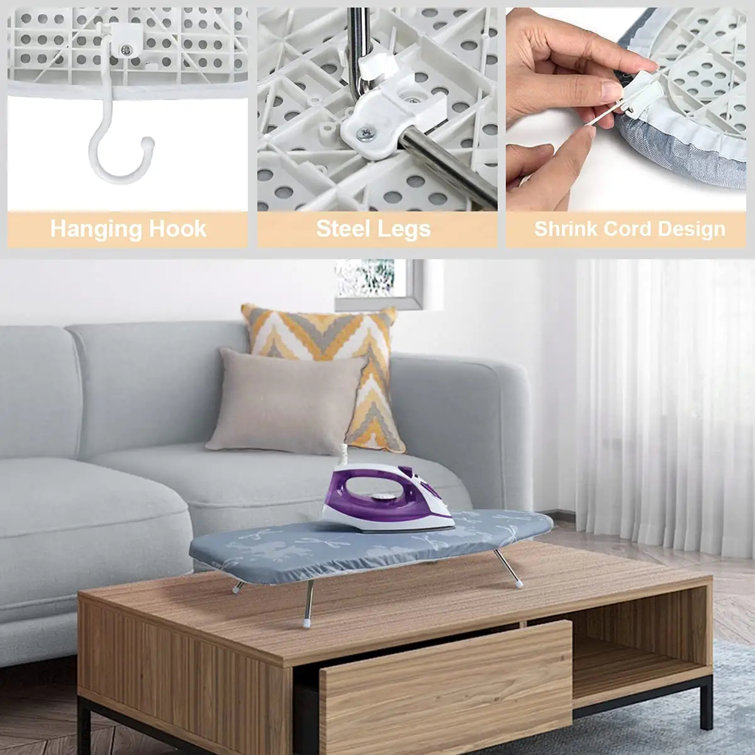 KJETHKEY Metal Tabletop Ironing Board Wayfair Canada